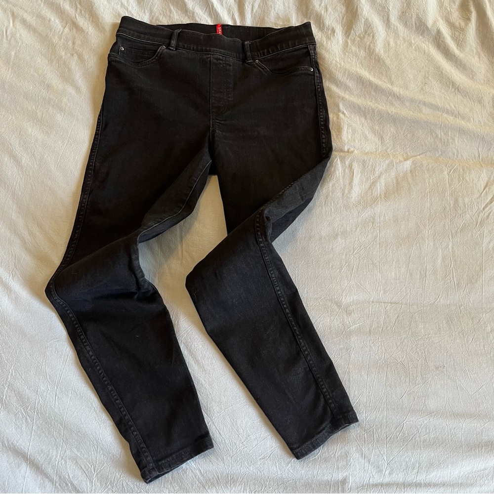 SPANX‎ Women’s Skinny Black Shapewear Jeans. Size Large. - Picture 2 of 14